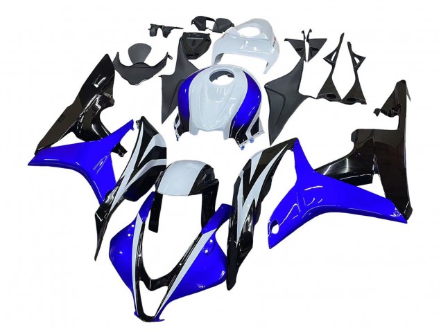 Purchase 2007-2008 White Blue Glossy Black Honda CBR600RR Motorcycle Fairing UK