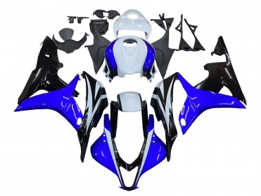 Purchase 2007-2008 White Blue Glossy Black Honda CBR600RR Motorcycle Fairing UK