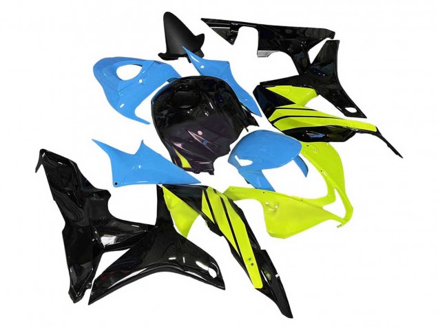 Purchase 2007-2008 Blue Yellow Glossy Black Honda CBR600RR Motorcycle Fairings UK