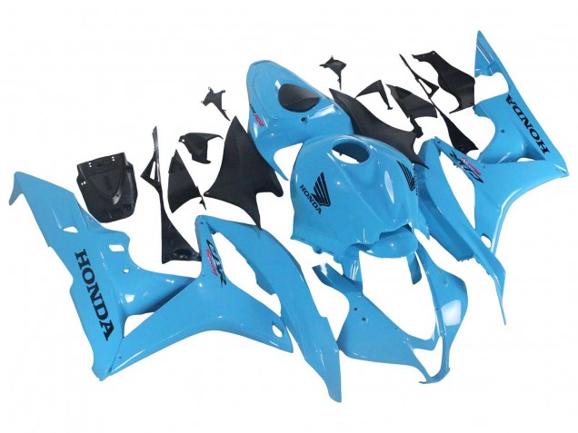 Purchase 2007-2008 Light Blue Racing Honda CBR600RR Motorcycle Fairings UK