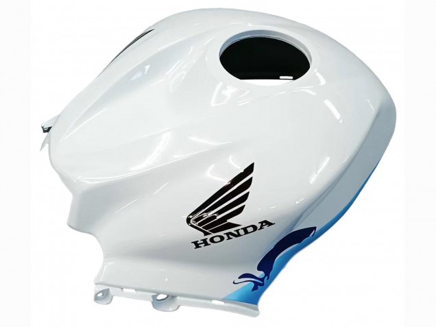 Purchase 2007-2008 White Light Blue Glossy Black Honda CBR600RR Motorcycle Fairings UK