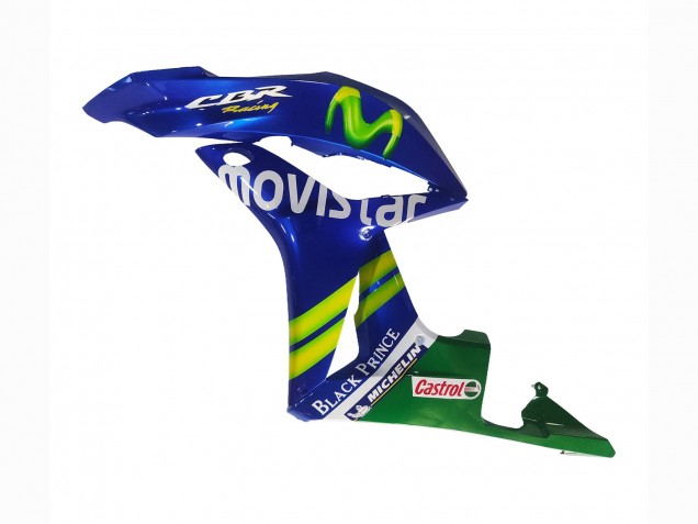 Purchase 2007-2008 Blue Green MoviStar Castrol Honda CBR600RR Motorcycle Fairings UK