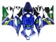 Purchase 2007-2008 Blue Green MoviStar Castrol Honda CBR600RR Motorcycle Fairings UK