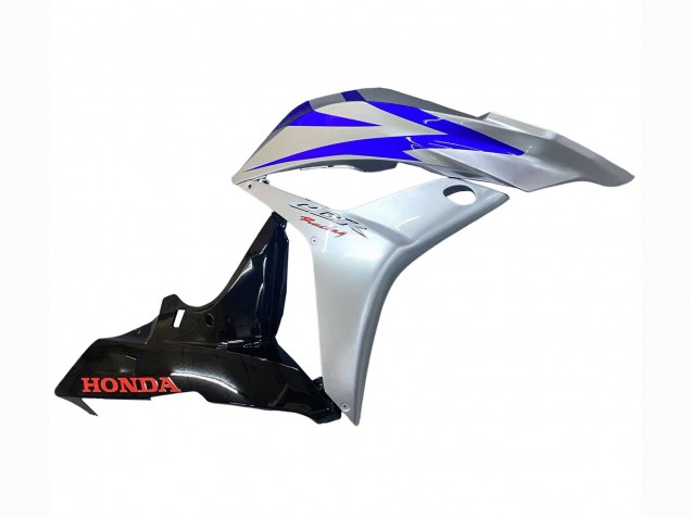Purchase 2007-2008 Silver Blue Glossy Black Racing Honda CBR600RR Motorcycle Fairings UK