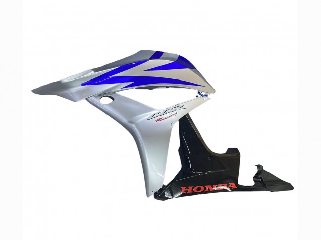 Purchase 2007-2008 Silver Blue Glossy Black Racing Honda CBR600RR Motorcycle Fairings UK