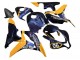 Purchase 2007-2008 Orange Dark Blue Trick Star 06 Honda CBR600RR Motorcycle Fairings UK