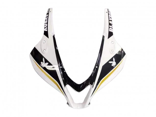 Purchase 2007-2008 White Gold Glossy Black Playboy Honda CBR600RR Motorcycle Fairing UK