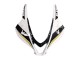 Purchase 2007-2008 White Gold Glossy Black Playboy Honda CBR600RR Motorcycle Fairing UK