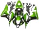 Purchase 2007-2008 Green Glossy Black Honda CBR600RR Motorcycle Fairing Kits UK