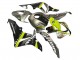 Purchase 2007-2008 Grey Fluorescent Yellow Shark Honda CBR600RR Motorcycle Fairings UK