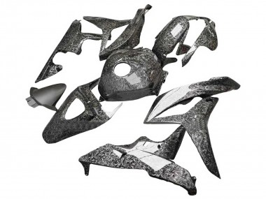 Purchase 2007-2008 Black Forged Carbon Fiber Honda CBR600RR Motorcycle Fairings UK