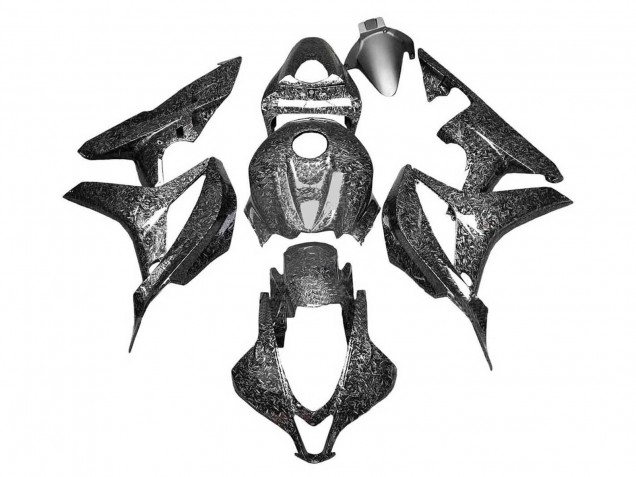 Purchase 2007-2008 Black Forged Carbon Fiber Honda CBR600RR Motorcycle Fairings UK