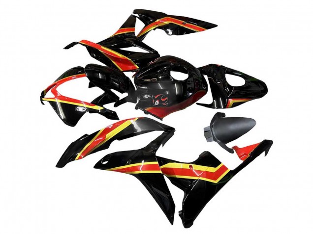 Purchase 2007-2008 Red Gold Glossy Black Honda CBR600RR Motorcycle Fairings UK