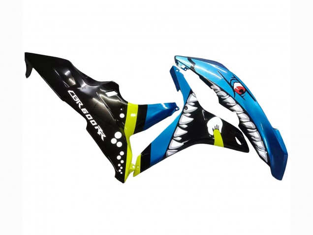 Purchase 2007-2008 Green Yellow Glossy Black Shark 46 Honda CBR600RR Motorcycle Fairings UK