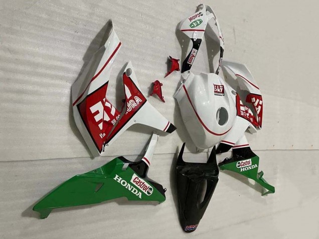 Purchase 2007-2008 White Green Red Castrol Honda CBR600RR Motorcycle Fairings UK