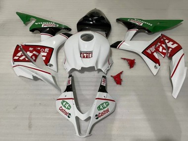 Purchase 2007-2008 White Green Red Castrol Honda CBR600RR Motorcycle Fairings UK