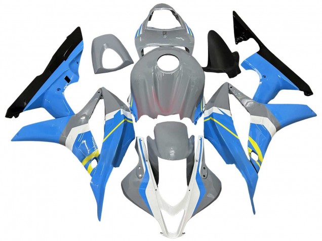 Purchase 2007-2008 Nardo Grey Blue White Glossy Black Honda CBR600RR Motorcycle Fairings UK