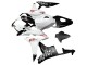 Purchase 2007-2008 White Matte Black Red Repsol Honda CBR600RR Motorcycle Fairings UK