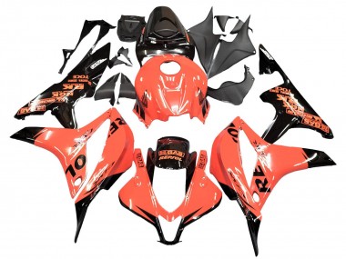 Purchase 2007-2008 Orange Glossy Black Repsol Honda CBR600RR Motorcycle Fairings UK