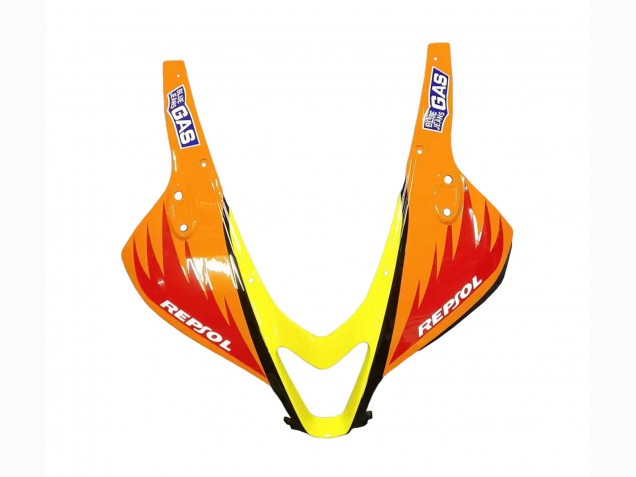 Purchase 2007-2008 Yellow Orange Glossy Black Rossi Repsol Honda CBR600RR Motorcycle Fairings UK