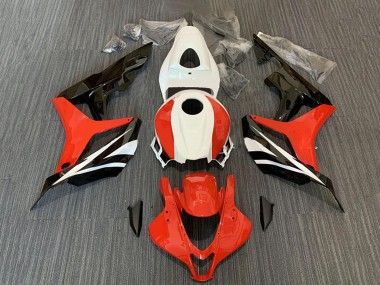 Purchase 2007-2008 White Red Glossy Black Honda CBR600RR Motorcycle Fairing Kits UK