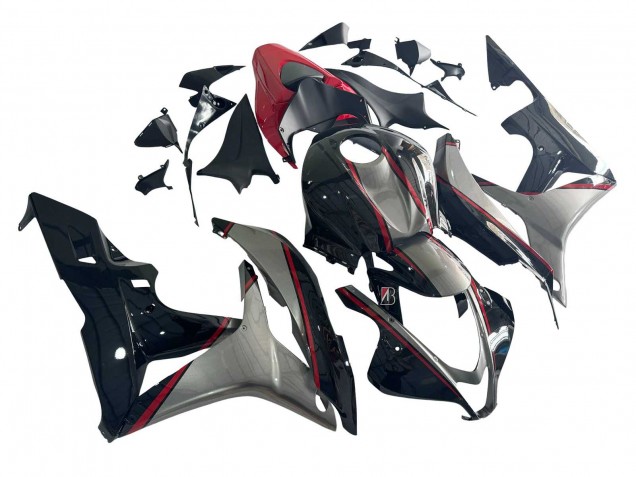 Purchase 2007-2008 Silver Red Glossy Black Honda CBR600RR Motorcycle Fairings UK