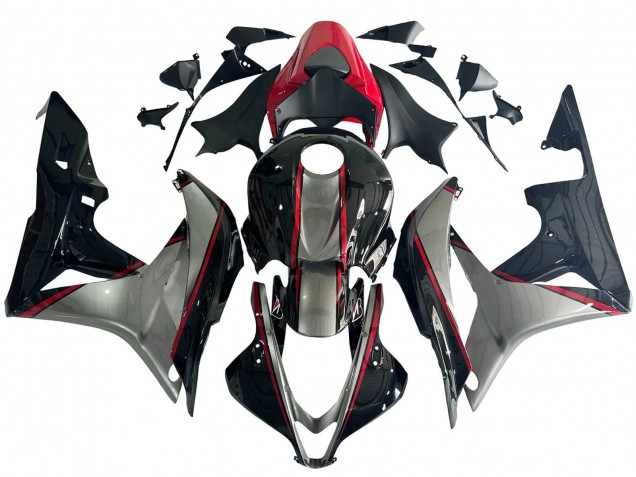 Purchase 2007-2008 Silver Red Glossy Black Honda CBR600RR Motorcycle Fairings UK