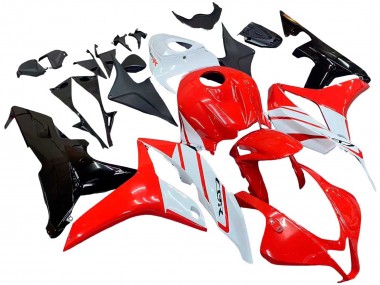 Purchase 2007-2008 White Red Glossy Black Honda CBR600RR Motorcycle Fairing UK