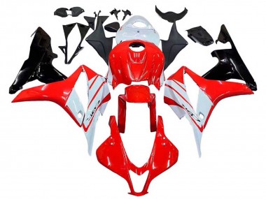 Purchase 2007-2008 White Red Glossy Black Honda CBR600RR Motorcycle Fairing UK