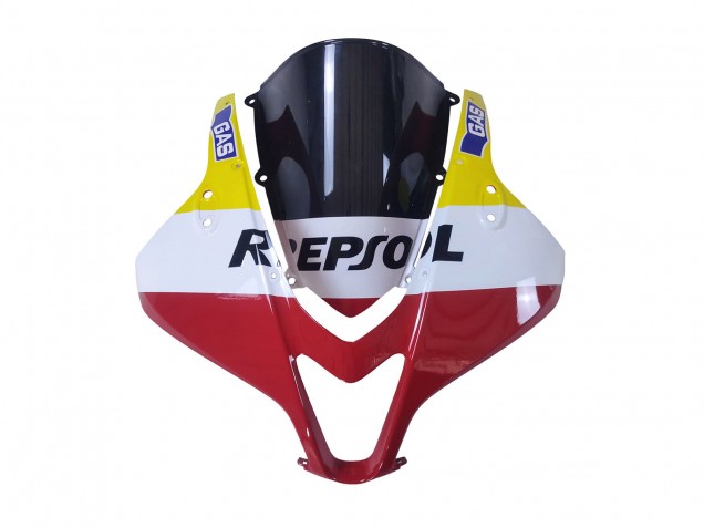 Purchase 2007-2008 White Yellow Red Repsol HRC Honda CBR600RR Motorcycle Fairings UK