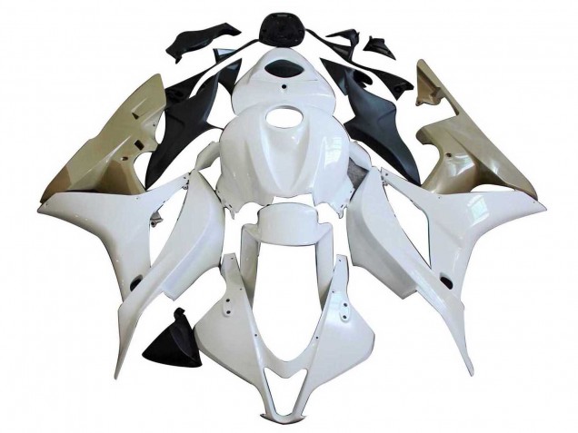 Purchase 2007-2008 Silver White Honda CBR600RR Motorcycle Fairings UK