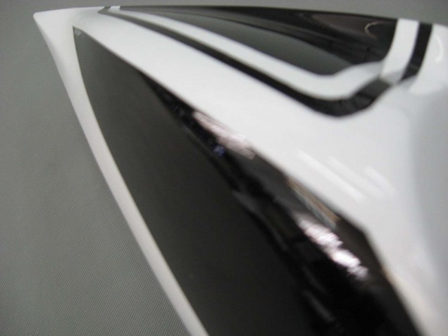 Purchase 2007-2008 White Black Racing Honda CBR600RR Motorcycle Fairings UK