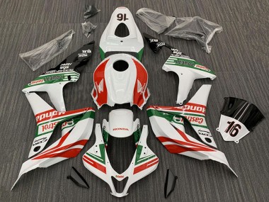 Purchase 2007-2008 White Red Green Glossy Black Castrol 16 Honda CBR600RR Motorcycle Fairings UK