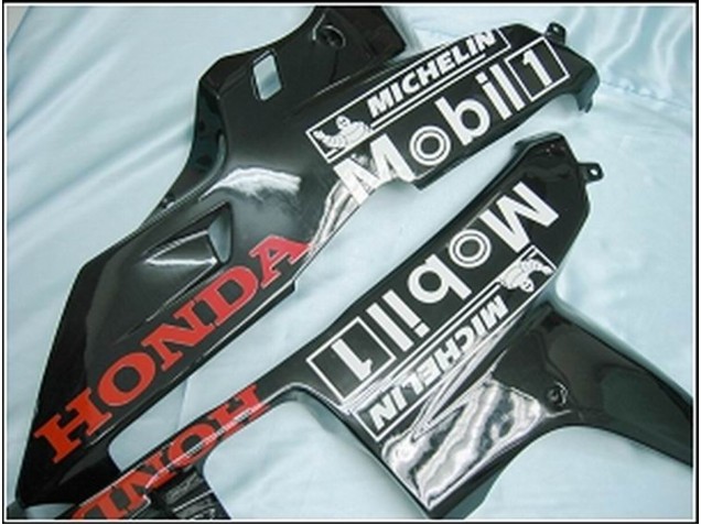 Purchase 2007-2008 Glossy Black White West Honda CBR600RR Motorcycle Fairings UK