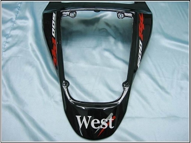 Purchase 2007-2008 Glossy Black White West Honda CBR600RR Motorcycle Fairings UK