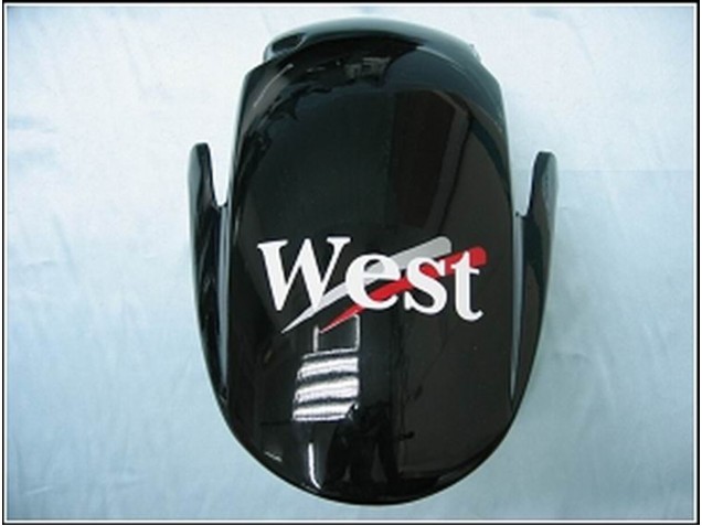 Purchase 2007-2008 Glossy Black White West Honda CBR600RR Motorcycle Fairings UK