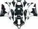 Purchase 2007-2008 Glossy Black White West Honda CBR600RR Motorcycle Fairings UK