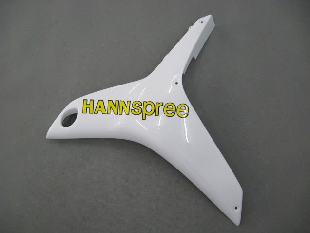 Purchase 2007-2008 White Green Yellow Glossy Black Hannspree Honda CBR600RR Motorcycle Fairings UK