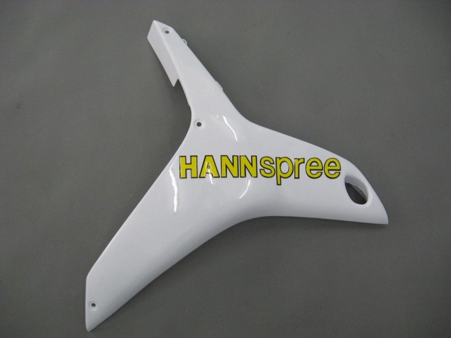 Purchase 2007-2008 White Green Yellow Glossy Black Hannspree Honda CBR600RR Motorcycle Fairings UK
