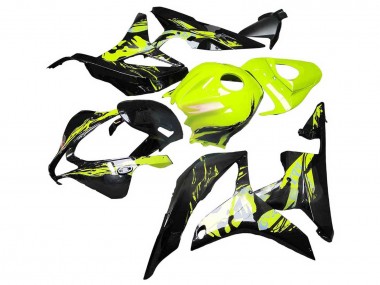 Purchase 2007-2008 Yellow Glossy Black Honda CBR600RR Motorcycle Fairings UK