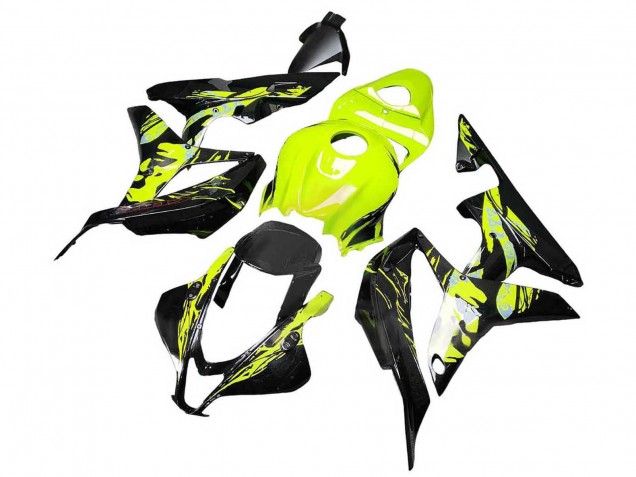 Purchase 2007-2008 Yellow Glossy Black Honda CBR600RR Motorcycle Fairings UK
