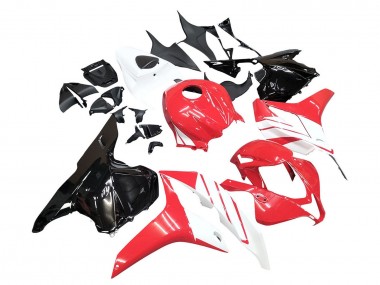 Purchase 2009-2012 White Red Glossy Black Honda CBR600RR Motorcycle Fairing Kits UK