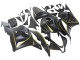 Purchase 2009-2012 Matte Black Gold Honda CBR600RR Motorcycle Fairings UK