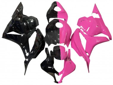 Purchase 2009-2012 Pink Glossy Black Split Honda CBR600RR Motorcycle Fairings UK