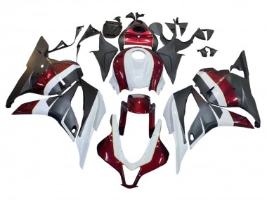 Purchase 2009-2012 White Red Matte Black Honda CBR600RR Motorcycle Fairings UK