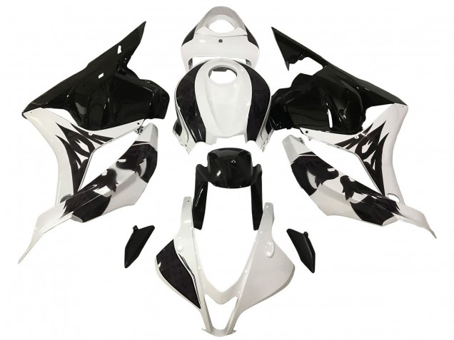 Purchase 2009-2012 White Glossy Black Honda CBR600RR Motorcycle Fairing UK
