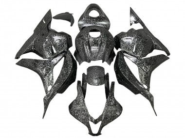 Purchase 2009-2012 Black Forged Carbon Fiber Honda CBR600RR Motorcycle Fairings UK