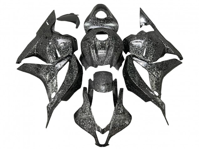 Purchase 2009-2012 Black Forged Carbon Fiber Honda CBR600RR Motorcycle Fairings UK