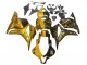 Purchase 2009-2012 Gold Glossy Black Honda CBR600RR Motorcycle Fairings UK