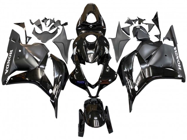 Purchase 2009-2012 Glossy Black Matte Black Honda CBR600RR Motorcycle Fairings UK